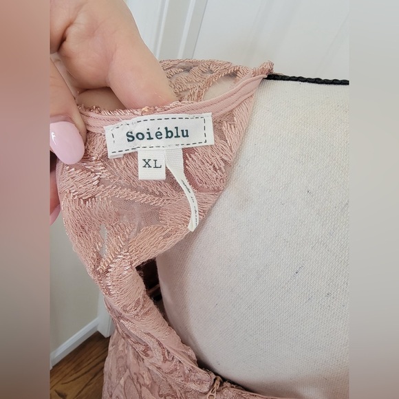 Baltic Born - Soieblu Elegant Lace Dress in Pink - Picture 10 of 10